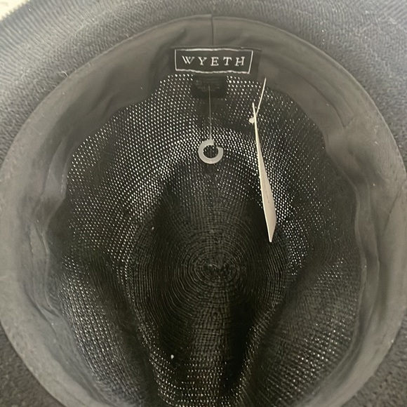 COPY - NWT Wyeth Anthropologie Packable Rancher Black Fedora Straw Hat - Picture 3 of 5